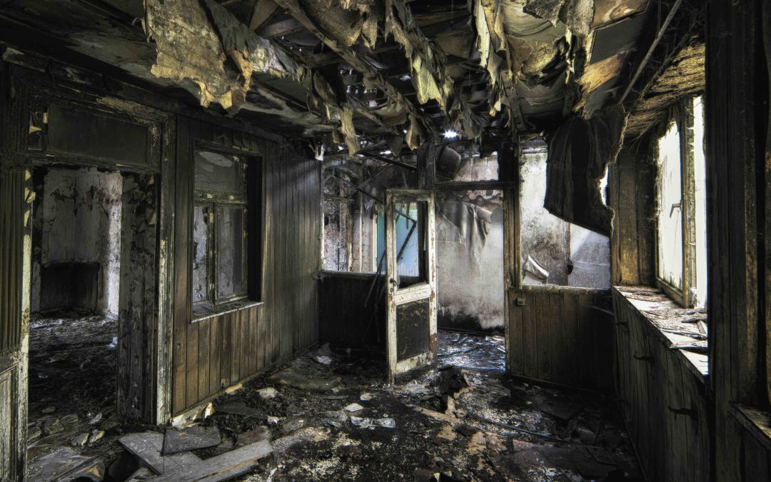 Fire Damage Cleanup Dumpster Rentals
